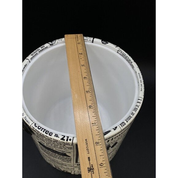 MCM Mad Men Ice Bucket Newspaper Advertising Irvinware USA Black White READ - Picture 5 of 12